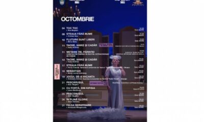 Teatrul ”Maria Filotti” Programul spectacolelor din luna octombrie featured image