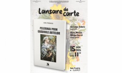 „Pelerinaj prin grădinile artelor”. Lansare de carte la Centrul de Creație featured image