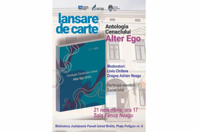 Va fi lansată Antologia Cenaclului „Alter Ego” Brăila featured image