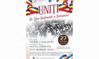 Muzica Militară a Garnizoanei Brăila, spectacol dedicat Zilei Naționale featured image
