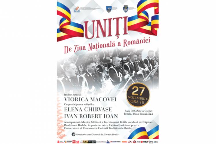 Muzica Militară a Garnizoanei Brăila, spectacol dedicat Zilei Naționale featured image