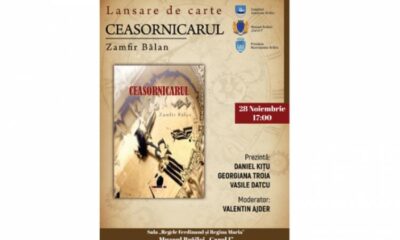 „Ceasornicarul”. Lansare de carte la Muzeu featured image