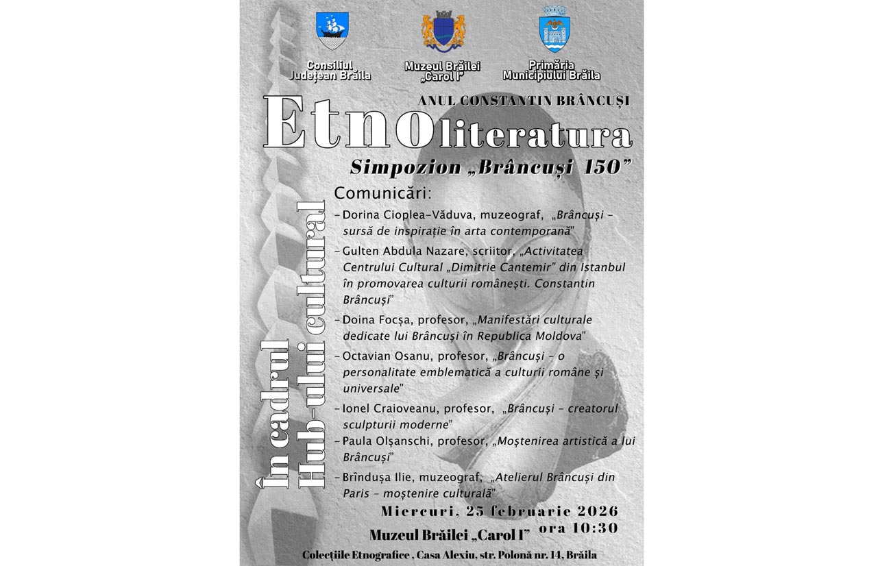 „Anul Constantin Brâncuși” la Casa Colecțiilor Etnografice