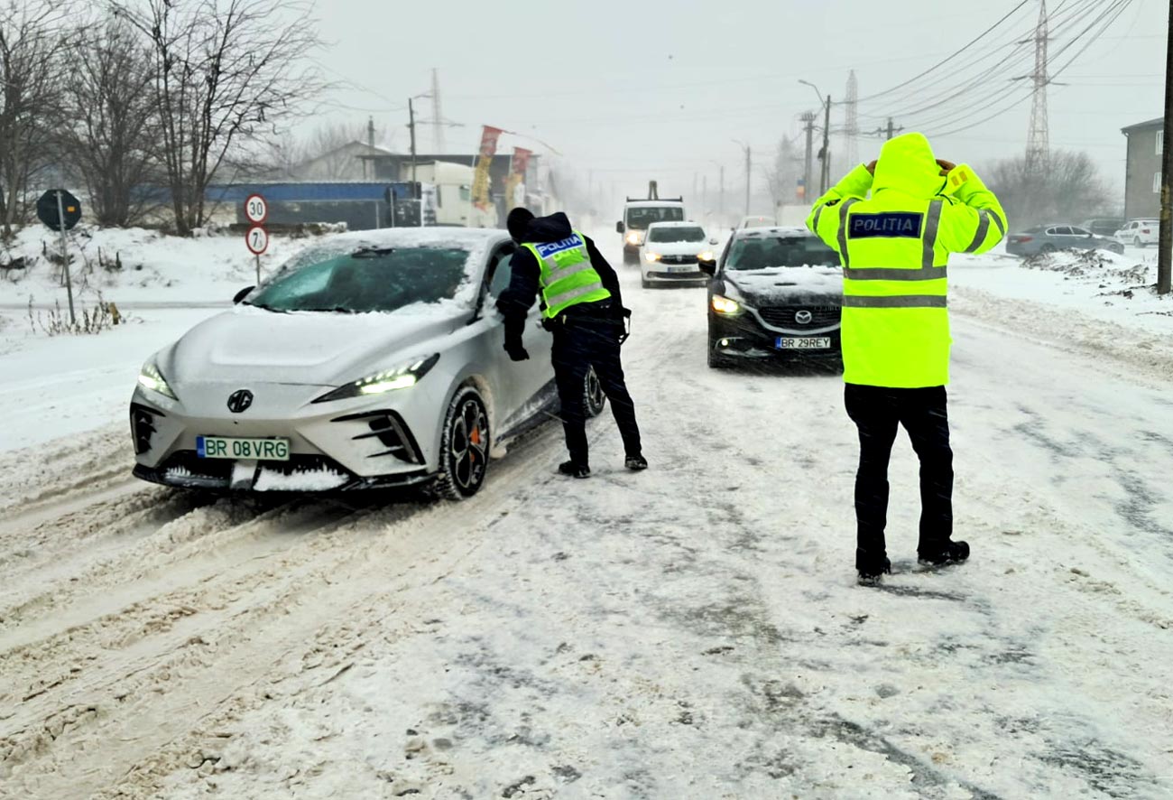 Viscolul a pus județul Brăila la încercare