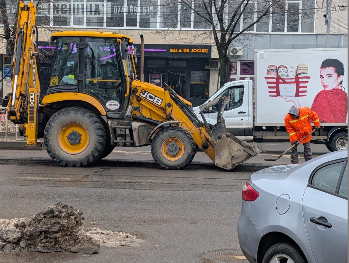 Bulevardul Dorobanților a intrat în reparații