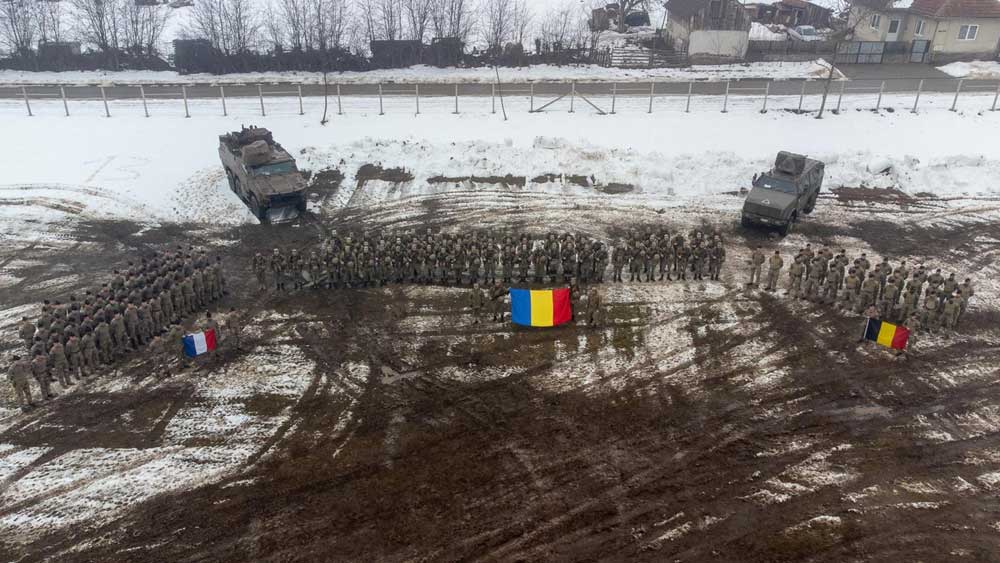 Geniștii Brigăzii, instrucție cot la cot cu militarii francezi și belgieni