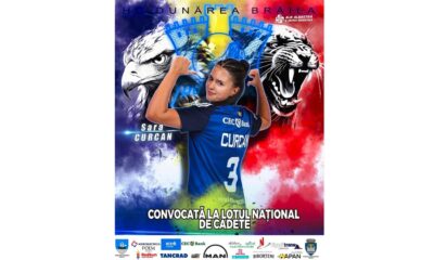 Sara Curcan, de la HC Dunărea, în lotul României de junioare II la Jocurile Mediteraneene