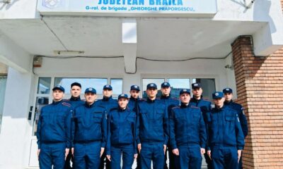 Viitorii subofițeri, în practică la Jandarmeria Brăila