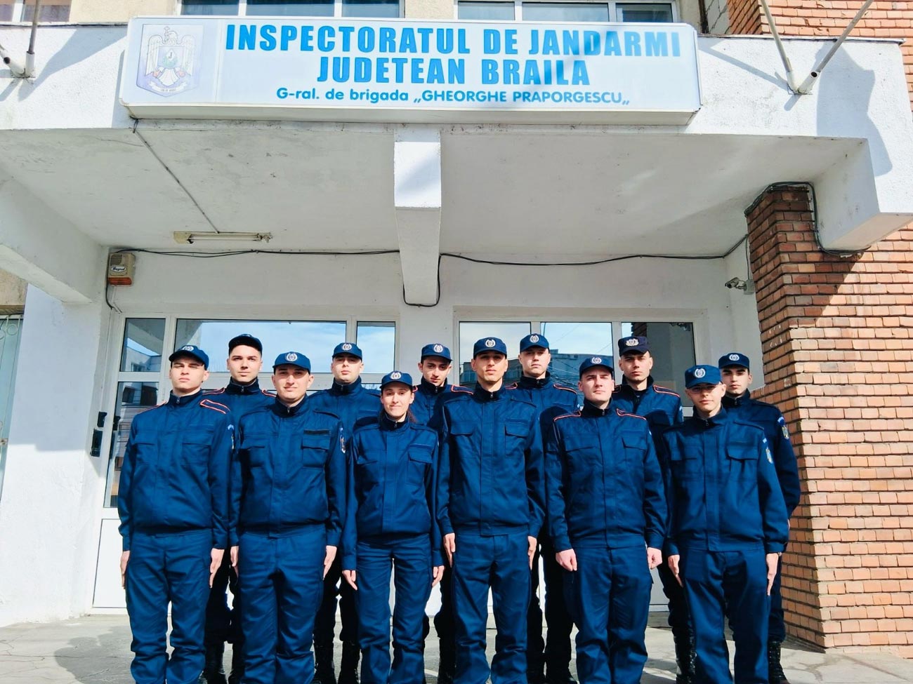 Viitorii subofițeri, în practică la Jandarmeria Brăila