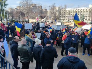 Protest organizat de AUR la Brăila