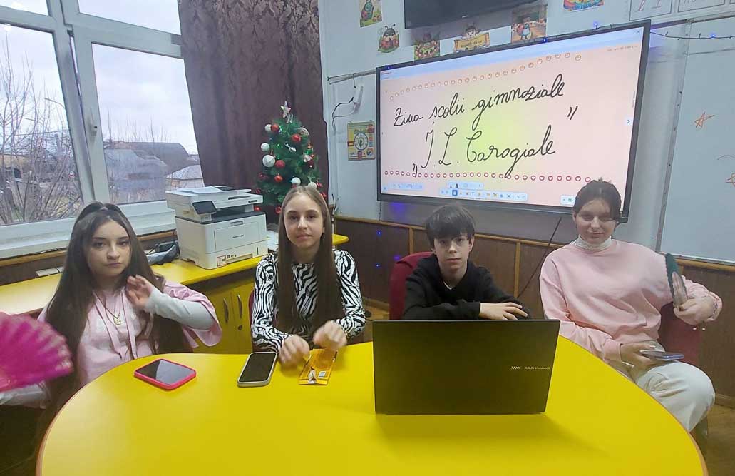 Ziua Școlii Gimnaziale ”Ion Luca Caragiale”, celebrată prin lectură și teatru