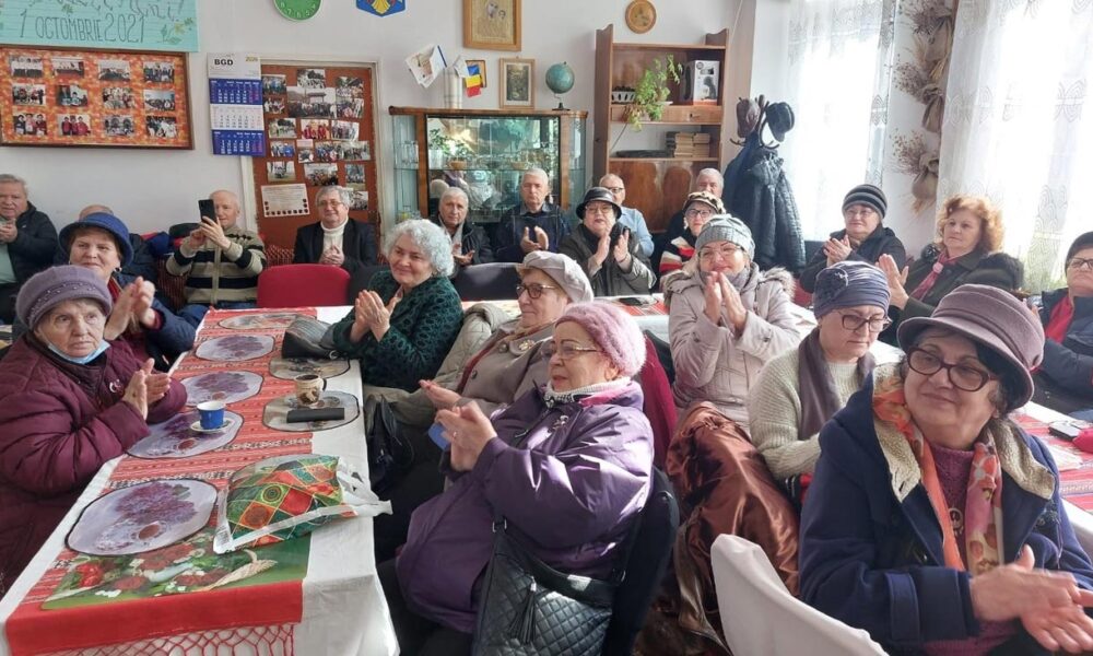 Omagiu adus FEMEII la Uniunea Județeană „Solidaritatea” a Pensionarilor