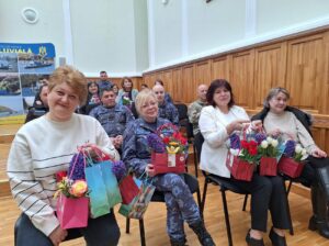 Flori și mărțișoare la Comandamentul Flotilei