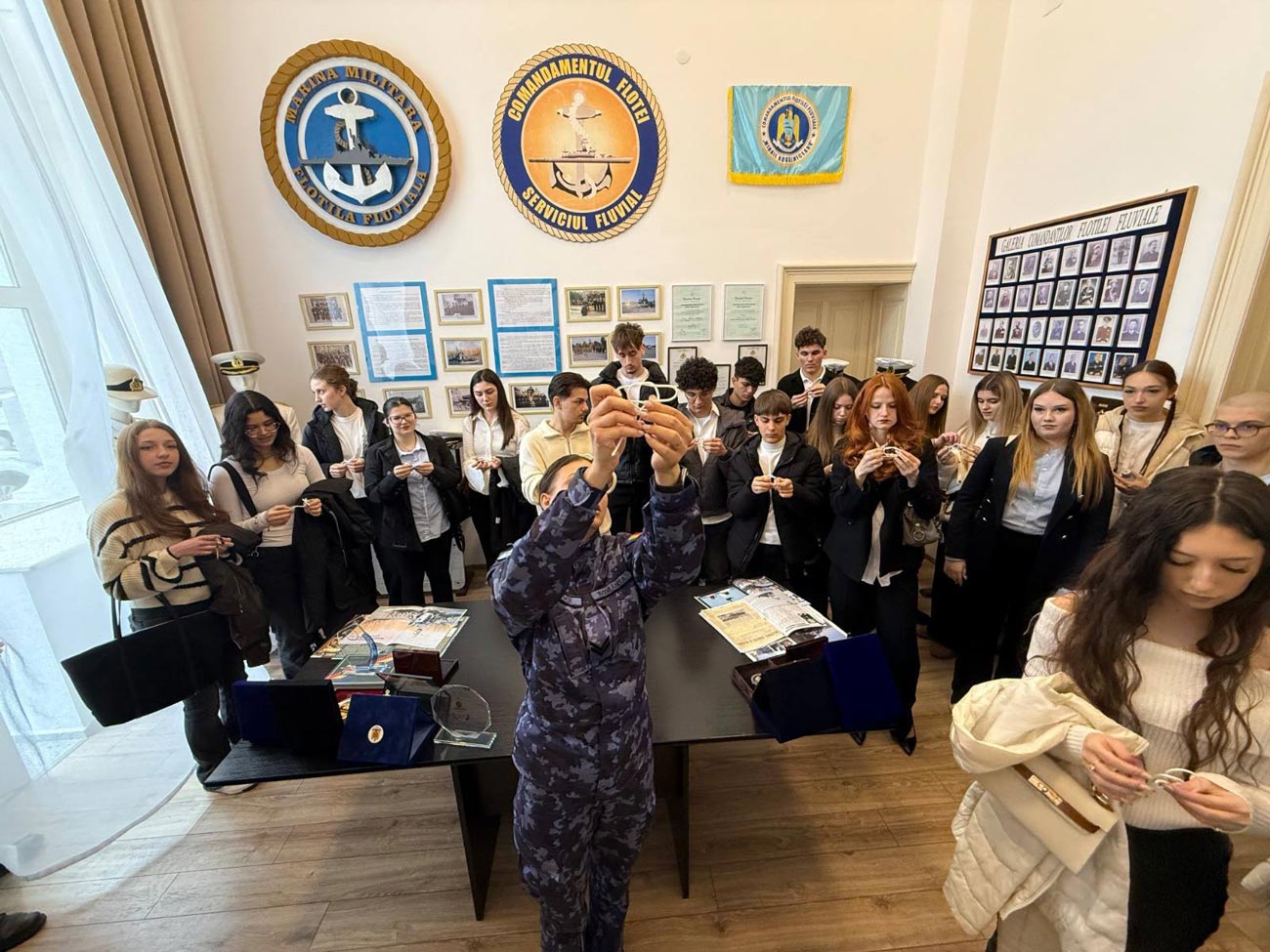 „Oră de dirigenție” la Comandamentul Flotilei