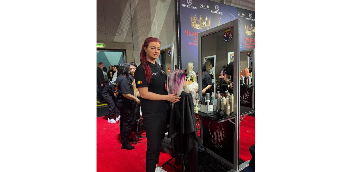 Brăileanca Florentina Beșchea-Caragioiu, campioană mondială în hairstyling