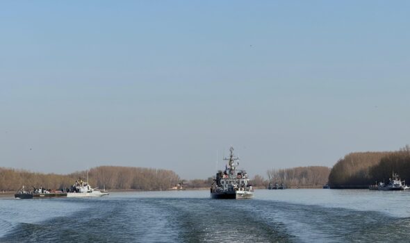 Navele Flotilei Fluviale, prezente la marele Exercițiu multinațional „Sea Shield 26”