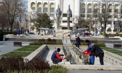 Fântânile arteziene de pe Esplanadă nu se mai curăță cu sare de lămâie