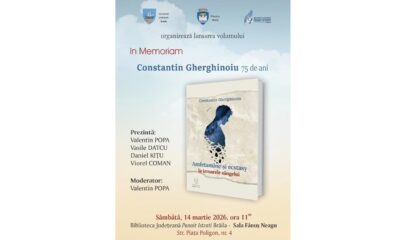 In Memoriam Constantin Gherghinoiu