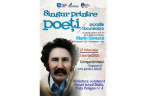 „Singur printre poeți”. Expoziție de carte dedicată scriitorului Marin Sorescu