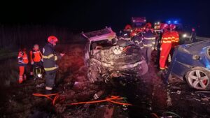 Accident cu victime încarcerate la Însurăței. O persoană a decedat
