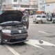 Grav accident de circulație în municipiu cu trei autoturisme implicate