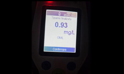 Șofer cu 0,93 la mie, depistat pe B-dul Dorobanților. A refuzat testarea antidrog