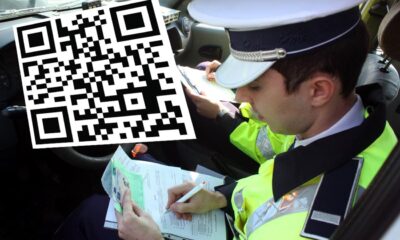 Amenzile de circulație se vor plăti rapid prin cod QR, direct la polițist