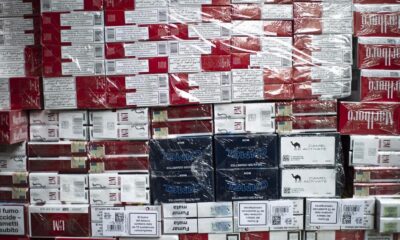 Rețea de contrabandă cu țigarete, destructurată