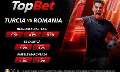 Turcia vs România se luptă pentru un loc în finala barajului de calificare la Mondialul din vară
