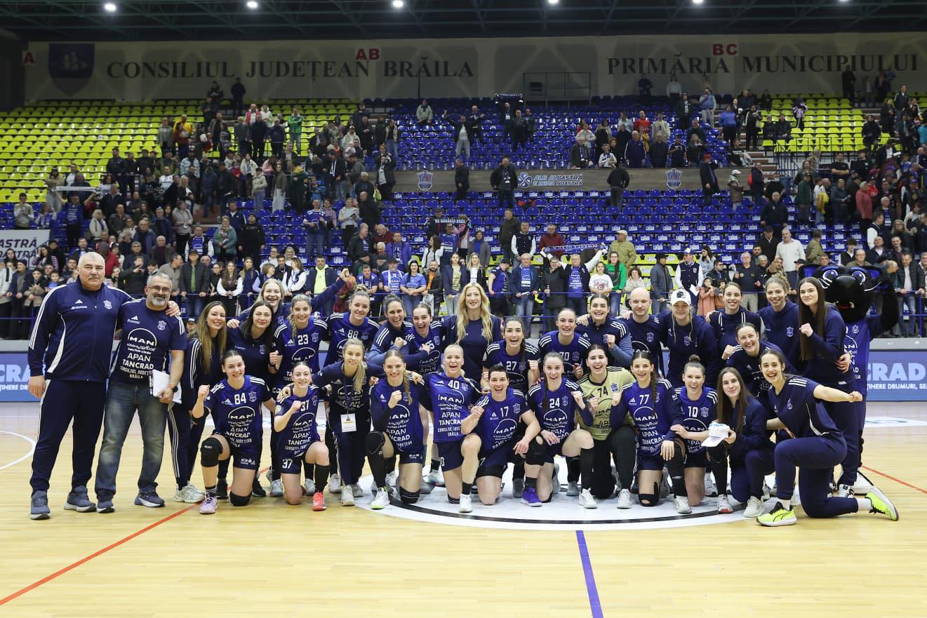 Antrenament cu public pentru HC Dunărea în meciul cu CSM Galați