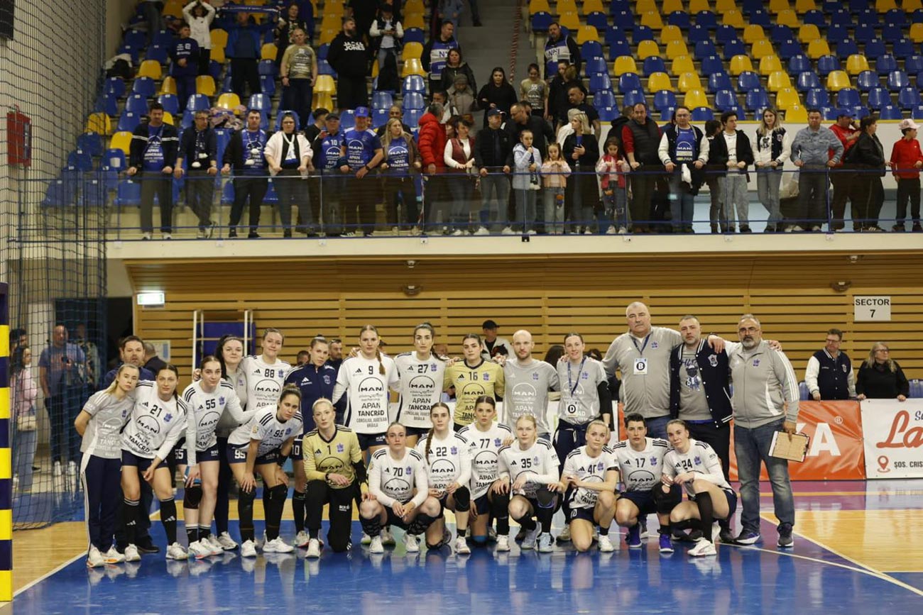 Punct important pentru HC Dunărea după egalul, 29-29, cu Corona Brașov