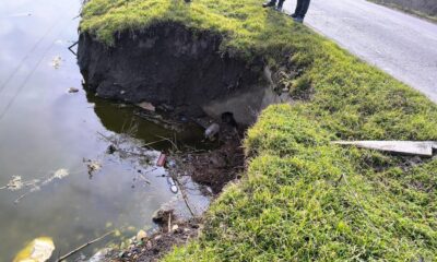 Surpare periculoasă pe DC 8, în ”coada” Lacului Sărat