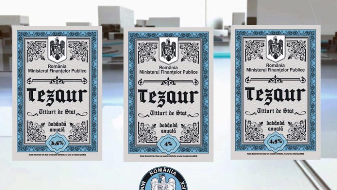 Românii pot investi din nou în titluri de stat TEZAUR. Dobânzi de până la 7% și venituri neimpozabile