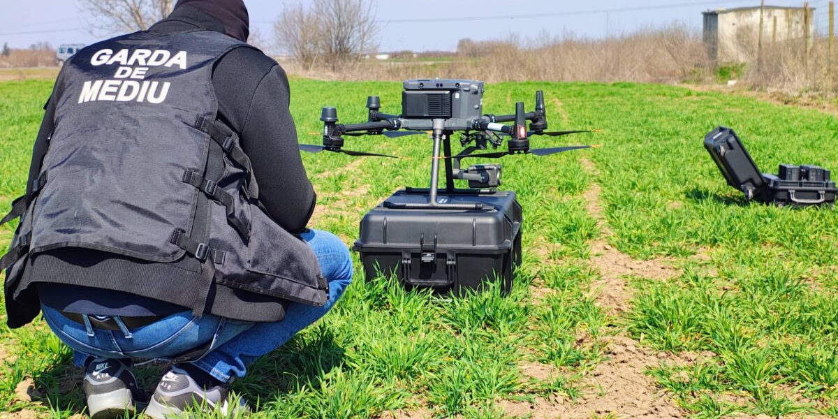 Garda de Mediu Brăila se pregătește pentru folosirea dronelor în acțiunile de control