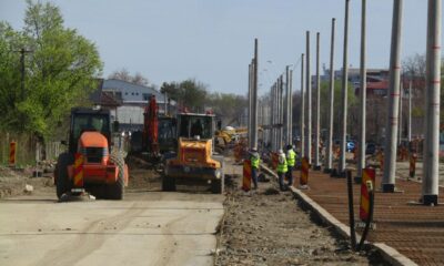 Muncă în flux continuu pe strada Grigore Alexandrescu