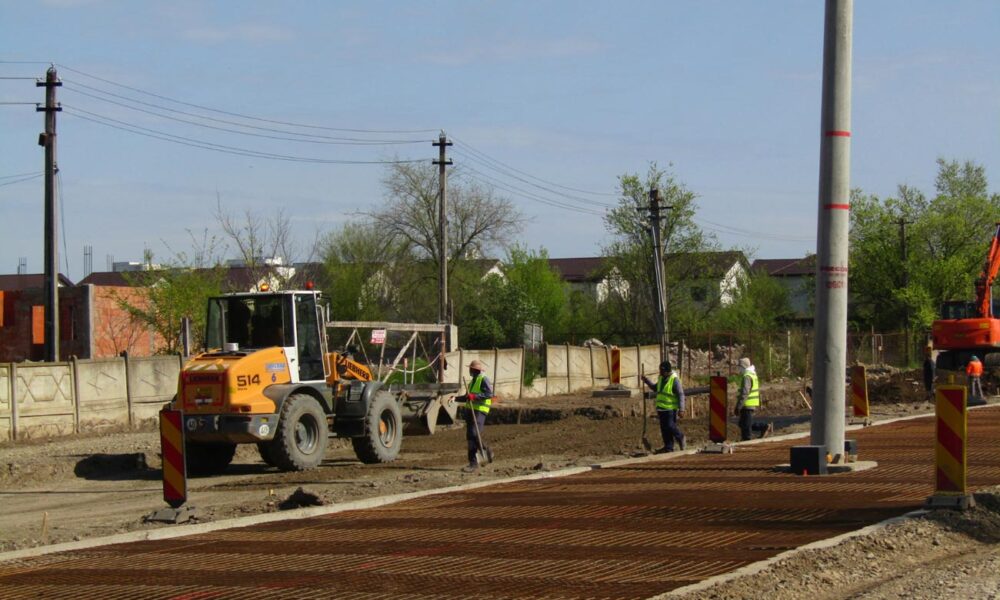 Muncă în flux continuu pe strada Grigore Alexandrescu