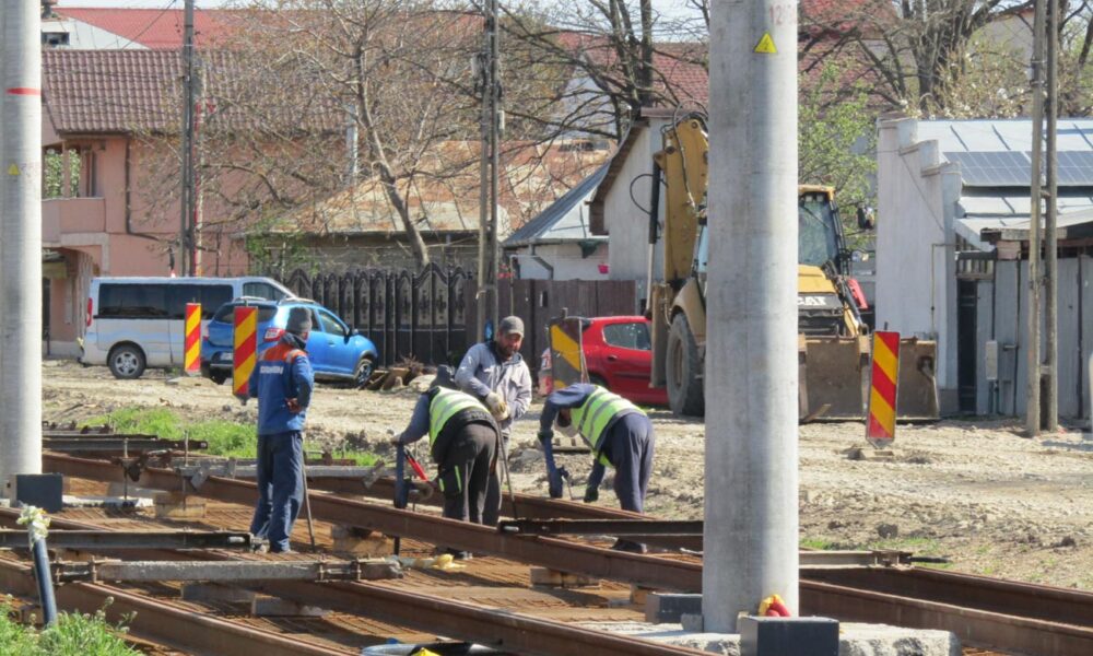 Muncă în flux continuu pe strada Grigore Alexandrescu