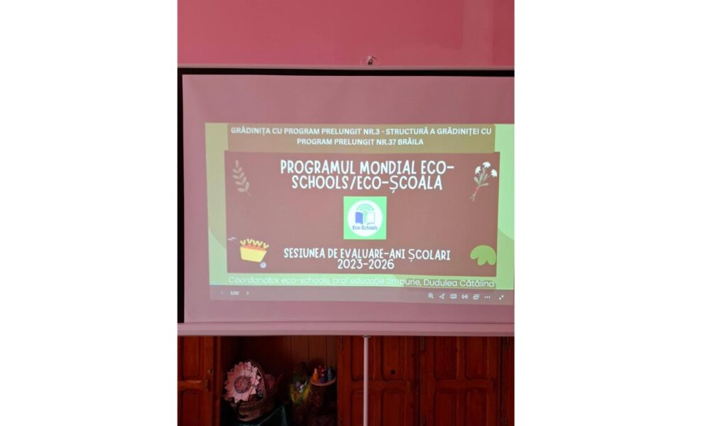 Premieră la Brăila: Grădinița cu Program Prelungit nr. 37 devine prima ”Grădiniță Eco” din județ