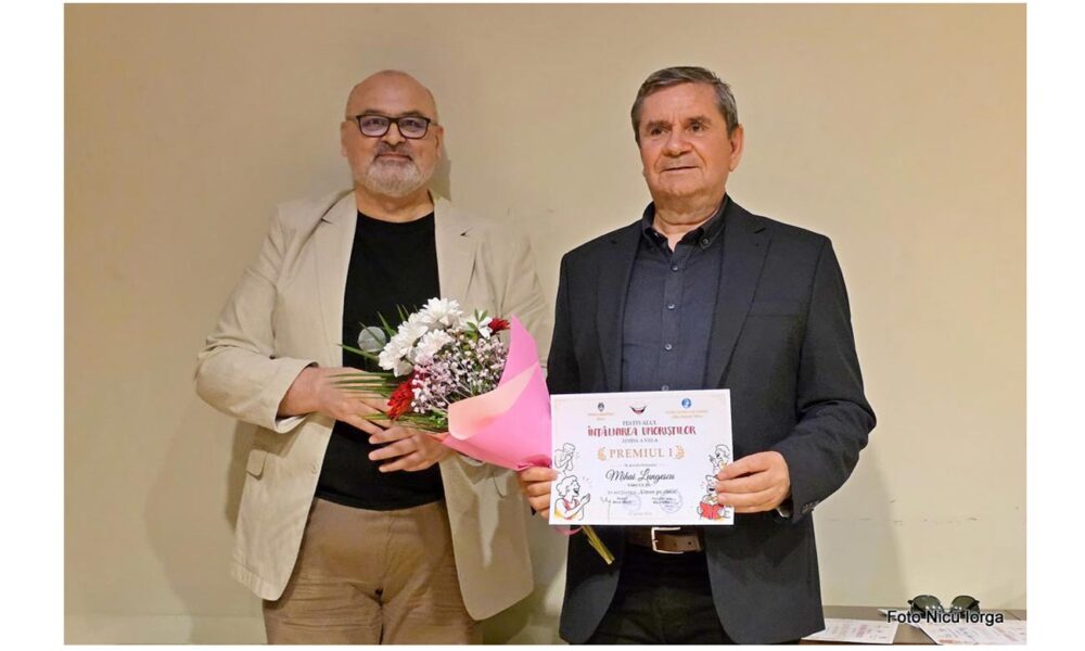 Vasile Vajoga, din Iași, laureatul Marelui Premiu „Anton Bacalbașa” al Festivalului-Concurs „Întâlnirea umoriștilor”