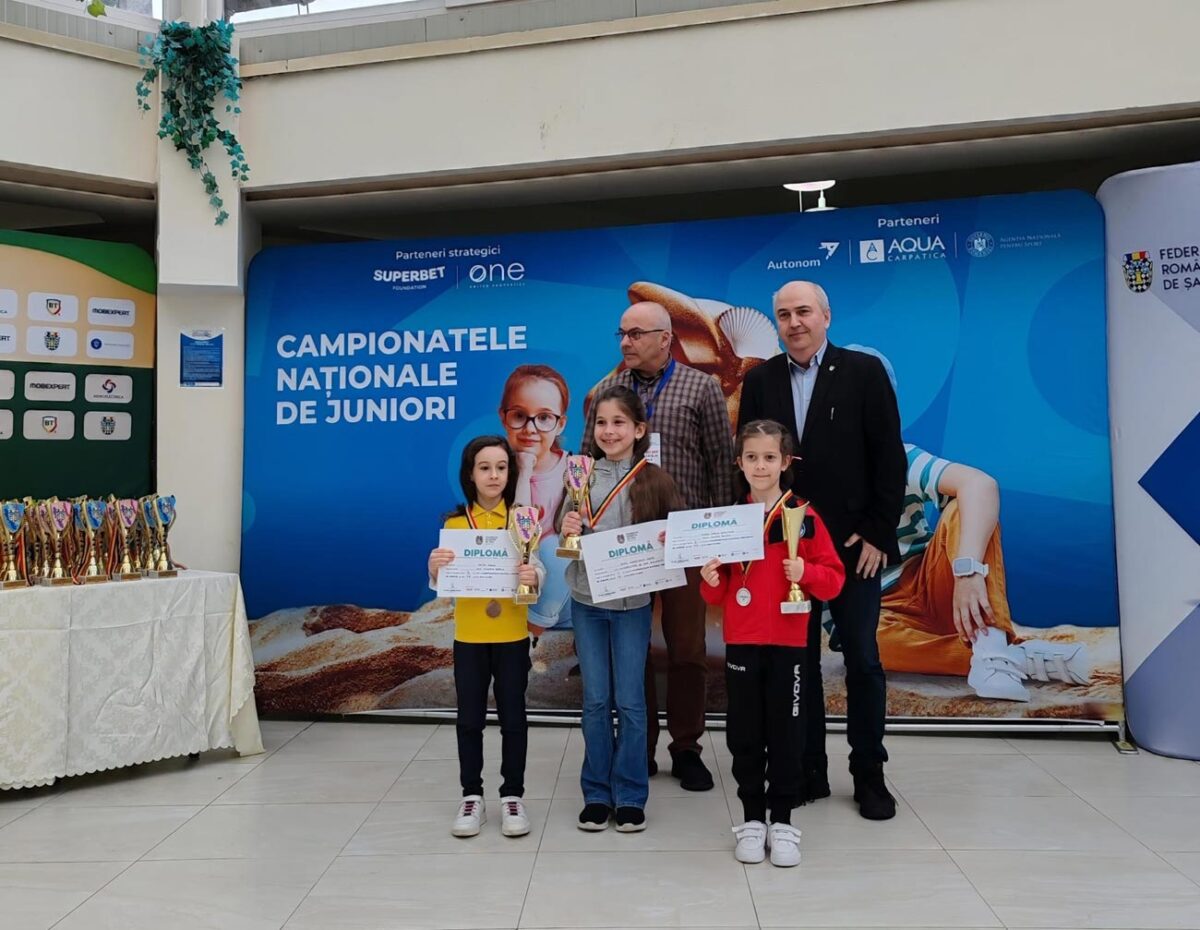 Pasionată de șah la vârsta de 8 ani, băileanca Ioana Onica a obținut medalia de bronz la Campionatul Național de Juniori