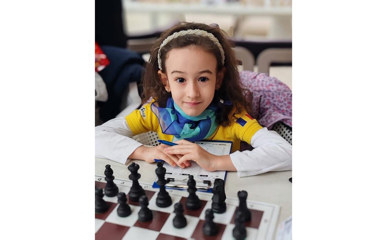 Pasionată de șah la vârsta de 8 ani, băileanca Ioana Onica a obținut medalia de bronz la Campionatul Național de Juniori