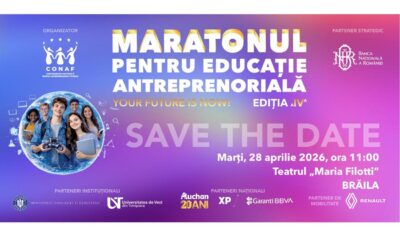 Maratonul pentru Educație Antreprenorială la Teatrul ”Maria Filotti”