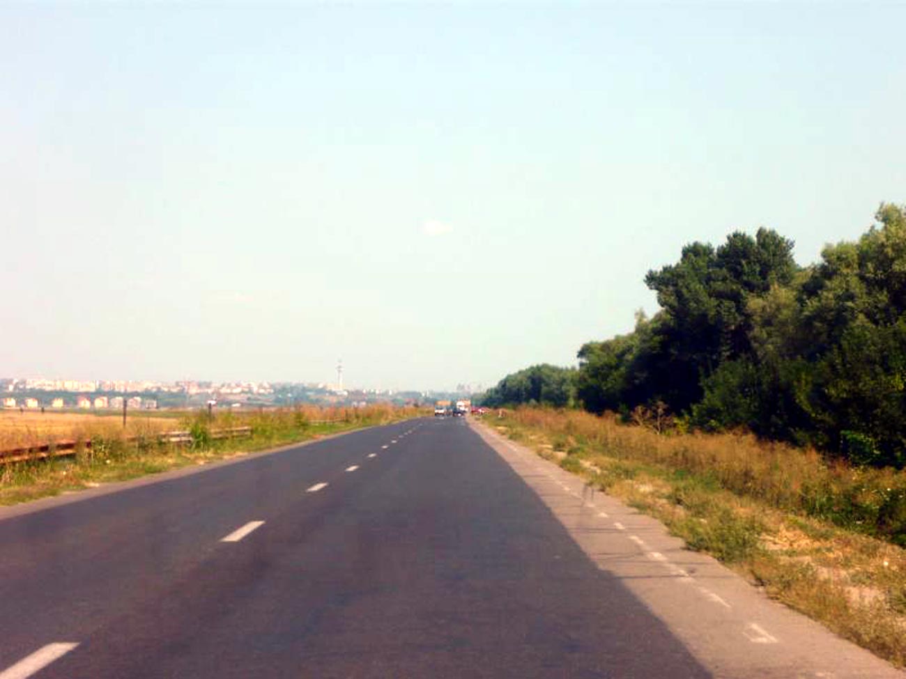 Restricții de viteză pe DN22B, Dig Brăila - Galați