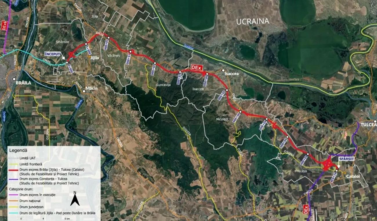 Drumul Expres Brăila-Tulcea a primit undă verde