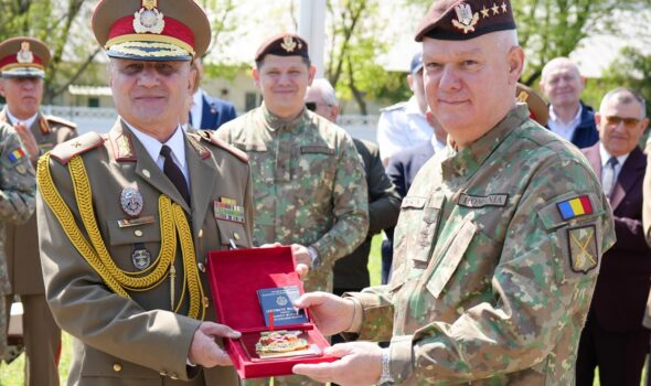 După aproape 40 de ani sub drapel, generalul Sorin Călin, comandantul Brigăzii 10 Geniu Brăila, a trecut în rezervă