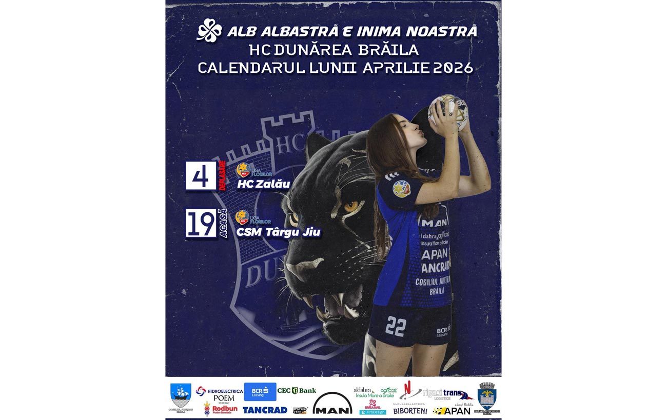 HC Dunărea are două meciuri în Liga Florilor, în aprilie