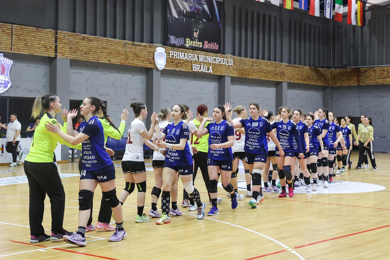 HC Dunărea Brăila, în grupă cu CSM București la turneul final al junioarelor I