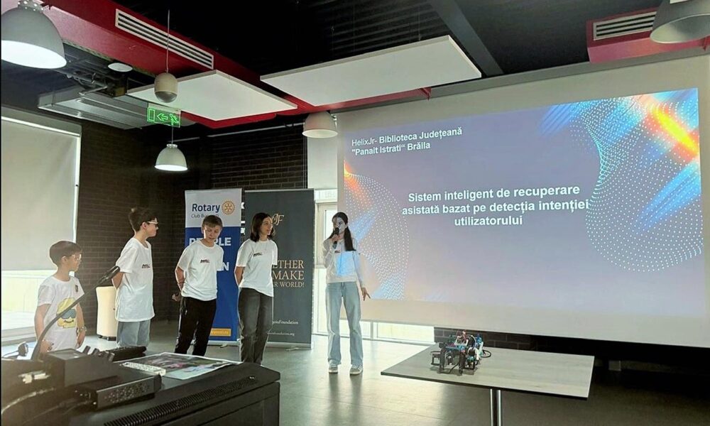 Inovația prinde viață la Brăila. HELIX JR., locul I la nivel național