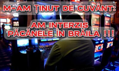 S-a hotărât! Nu vor mai exista «păcănele» la Brăila. Vot în unanimitate în Consilul Local