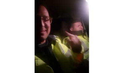 Anchetă la IPJ Brăila după ce doi polițiști s-au filmat în autospecială ascultând manele